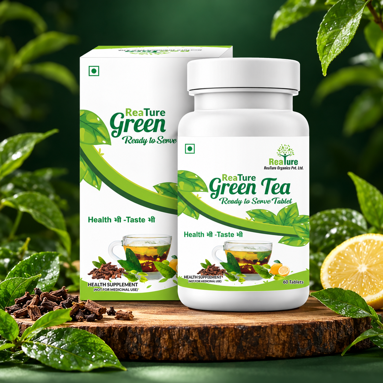 REATURE GREEN TEA